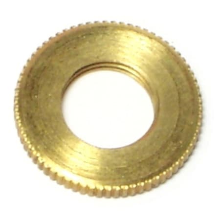 Lock Nut, 1/8, Brass, 15 PK
